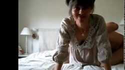 Carill with Hat on Bed Suck Friend Spread Legs with…