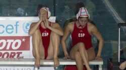 female waterpolo team Spain