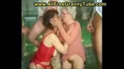 granny fucked group sex