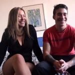 Promising busty blonde Mar comes from Valencia directly into fucking Adrian