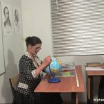 Russian mature teacher 5 – Irina (geography lesson)