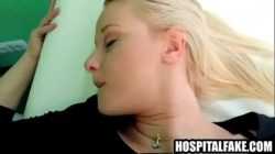 Sexy blonde patient sucks cock and gets fuls sexy squirting blondes injury