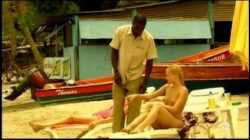 Young blonde white girl with black lover – Interracial Vacation