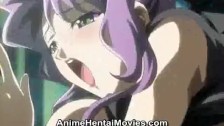 Super anime girl fucked by the anus
